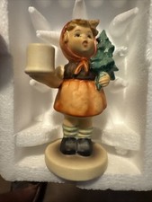 M.I. HUMMEL/GOEBEL GIRL WITH FIR TREE #116 TMK 7 PORCELAIN FIGURINE picture