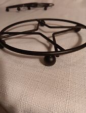 Vintage Iron Hot Plate Holder Stand Trivet Sad Iron picture