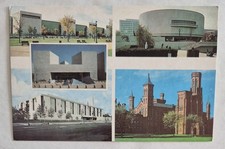 Postcard....Multiple Panels of Museums on the Mall in Washington DC, Chrome picture
