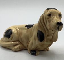 Vintage Ceramic Basset Hound Dog Figurine  picture