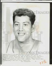1961 Press Photo Lee Patrone, former West Virginia basketball star - nei35998 picture