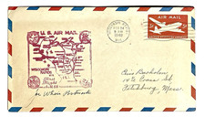 WISCONSIN RAPIDS, 1948 POSTMASTER SIGNED 1st FLIGHT, WISCONSIN CENTRAL AIRLINES picture
