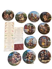 MJ Hummel Vintage Little Companions Collector Plates Lot Of 11 picture