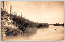 Postcard Rock River near Oregon, IL C.R. Childs RPPC C56 picture