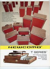 1970s-80s Newcomb Audio Products Co. Brochure T Series Sound Systems Sylmar CA picture