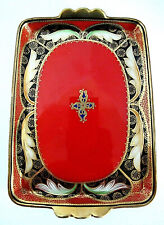 Vintage Imari Style Meito China Hand Painted Asian Trinket Tray ~ 7