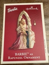 Hallmark Keepsake Barbie as Rapunzel 2002 with Hairbrush And Card New In Box  picture