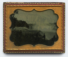 Platt D Babbitt Niagara Falls Half Plate Ambrotype Circa 1850s  (Attributed) picture