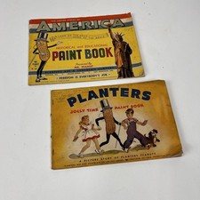 Planters Peanuts Jolly Time Paint Book America Historical And Educational USA picture