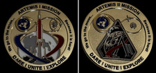 NASA Artemis I & II Mission Ops JSC Challenge Coins - Extremely Rare picture