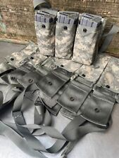 -LOT of 10- Military 6 Magazine Bandoleer MOLLE II Mag Ammunition Pouch w/ Strap picture