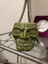 Tiki Farm NYC Dirty Donny The Unlucky Tourist Tiki Mug 1st Edition Green MINT picture