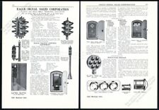 1931 Eagle Signal traffic signal stop light 4 types photo vintage print ad picture