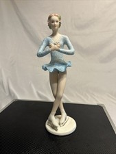 “A Star Is Born” CYBIS Porcelain Figure Skater Figurine - Vintage 1984 10” tall picture