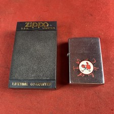 The Crow Zippo Lighter 1996 - Flint Is Broke Has A Weak Hinge - Rare picture
