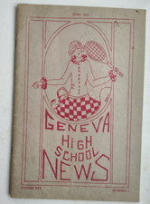 April 1925 Geneva NY High School News Magazine - Junior Number picture