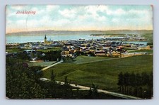 Birds Eye View Jönköping Jonkoping Sweden 1909 DB Postcard P6 picture
