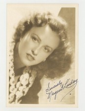 Margaret Lindsay 1938 Hand Signed 5x7 Warner Bros Actress Photo Portrait J14229 picture