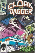 Cloak and Dagger #5 Marvel 1986 Direct Edition Mayhem Debut picture