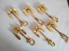 Lot of 18 Brass Anchor Key chain Nautical key chain working handcuff item gift picture