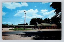 Springfield IL-Illinois, Colonial Motel Advertising, Vintage c1950 Postcard picture