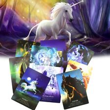 Oracle of the Unicorns: A 44 Tarot Cards Deck English Version Occult Oracle Game picture