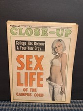 1971 Nov 15th National Close-Up Newspaper, Sex Life of Campus COED (10U) picture