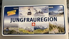 Jungfrauregion Switzerland Souvenir Decorative Novelty License Plate Sign picture