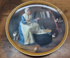 Knowles Plate 1987 Rockwell Colonials The Rarest Rockwells Light for the Winter  picture