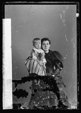 Photo:Mrs Silverburg with Child Portrait c1890s picture