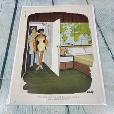 1970 Sexy Adult Cartoon Lady Ceylon Vtg Print Ad/Poster Pinup Art Magazine Page picture