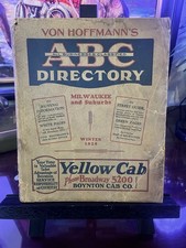 Milwaukee Wisconsin 1928 Telephone Phone Directory Harley Davidson picture