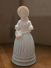 Vintage 1970s Avon Fashion Figurine Victorian Lady Cologne Bottle 4 fl oz picture