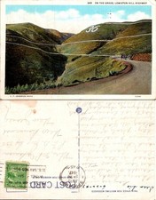 Lewiston Hill Highway Postcard On The Grade Lewiston ID 1947 Mailed Vintage picture