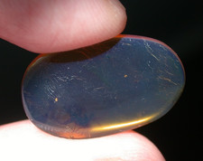Beautiful Purple Burmese Amber Fossil from Dinosaur Age with Cricket and Wasp picture