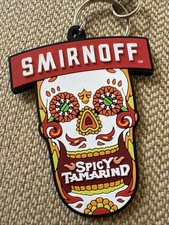 Vintage Keychain Spicy Tamarind Smirnoff Scary Skull Advertising picture