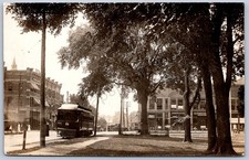 K11/ Oberlin Wellington Ohio RPPC Postcard c1910 Trolley Cleveland SW Line 87 picture