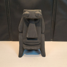 Original VINTAGE TRADER VIC TIKI MUG Mai Tai Joe - Suffering Bastard Matte Black picture