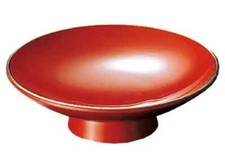 Sakazuki Japanese Sake Cup Traditional Vermilion Ancient Lacquer Style Gold Edge picture