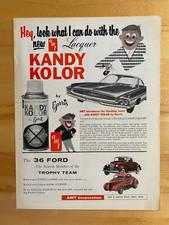 1961 Print Ad AMT Models Kandy Kolor By Barris 1936 Ford picture