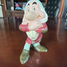 1946 Walt Disney Grumpy Dwarf Porcelain Figure-American Pottery Ex Cond Sticker picture