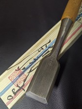 Tasai Japanese Chisel Ooi-iri Nomi 30mm 1 inch Aogami Steel Rasp Finish Box picture