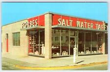 1950-60's VIRGINIA BEACH VA FORBES SALT WATER TAFFY STORE ATLANTIC AVE POSTCARD picture