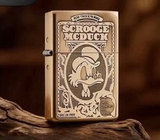 Scrooge McDuck  Dual Sided Brass Lighter Limited Edition Only 888 Made picture