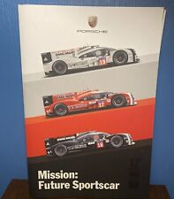 Porsche Motorsport Dealer Poster Book - Mission Future Sports Car 2015 Le Mans picture