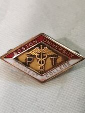 Vintage Boston University Sargent College Class School Pin - Massachusetts picture
