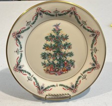 Lenox 1993 Christmas Trees Around The World England Collector Plate EXCELLENT picture