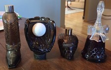 Vintage Circa 1970s Avon Bottle Decanter Empty Lot of 4. picture