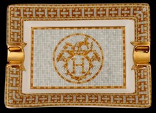 Vintage Hermes Mosaique 24 Porcelain ashtray picture