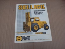Sellick Rough Terrain Heavy-Duty Fork Lifts Brochure picture